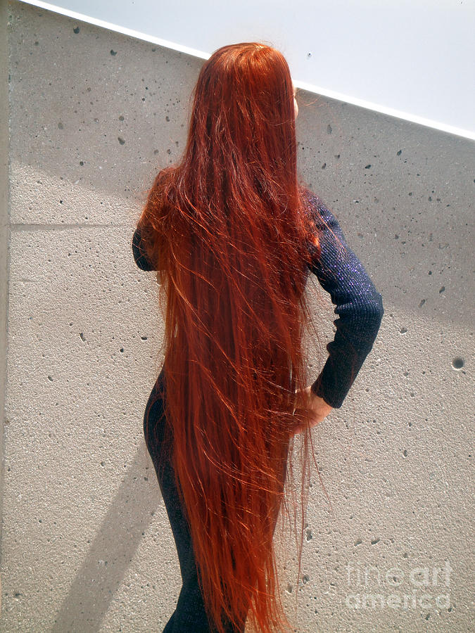 Super long hair. Sarah Goldberg Photograph by Sofia Goldberg - Fine Art  America