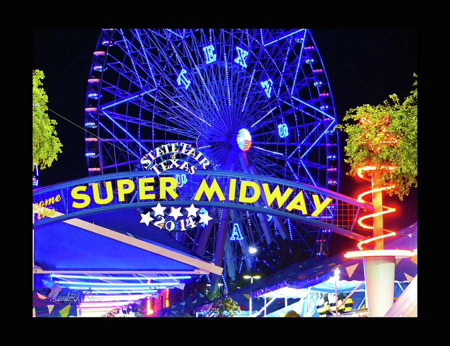 Super Midway - State Fair of Texas Photograph by Robert J Sadler