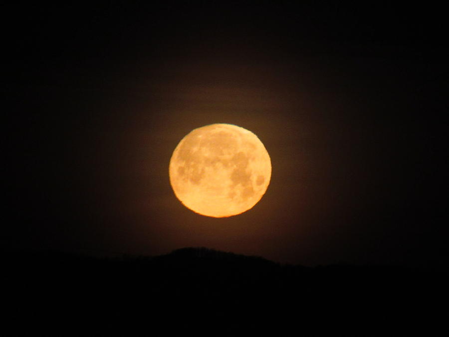 Super Moon Photograph by Joshua Bales