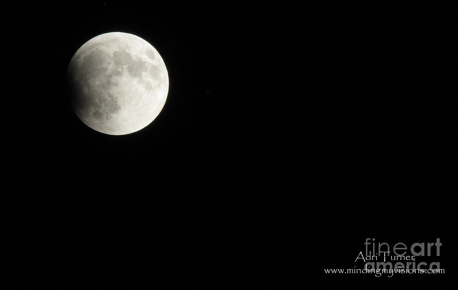 Super Moon Lunar Eclipse Begins 2015 Photograph