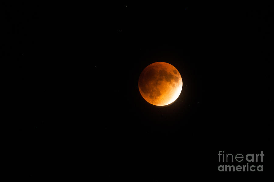Super Moon Lunar Eclipse Photograph