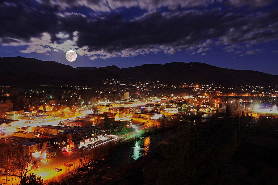 Super-moon Over Steamboat Photograph by Matt Helm