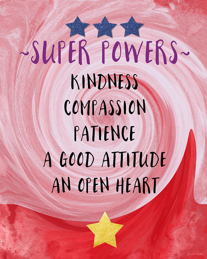Super Powers- Inspirational Art By Linda Woods Painting