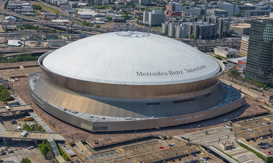 Superdome Photograph by Gregory Daley  MPSA