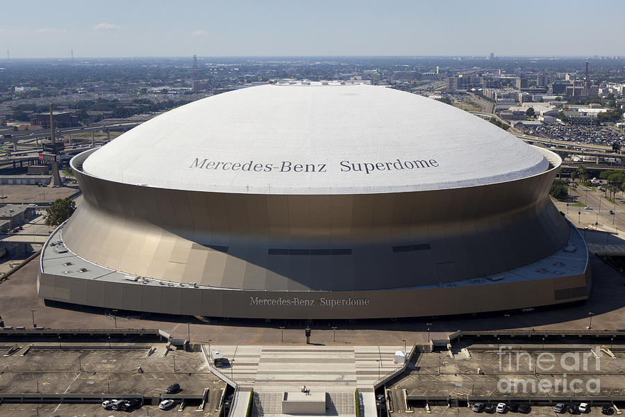 Superdome - New Orleans Louisiana Photograph by Anthony Totah