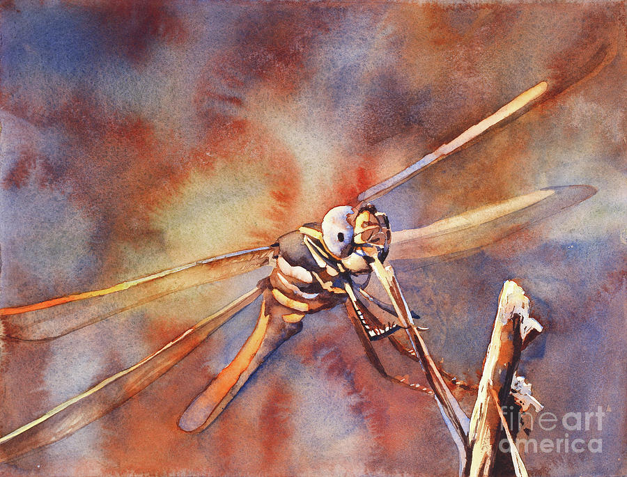 Superfly the Dragonfly Painting by Ryan Fox