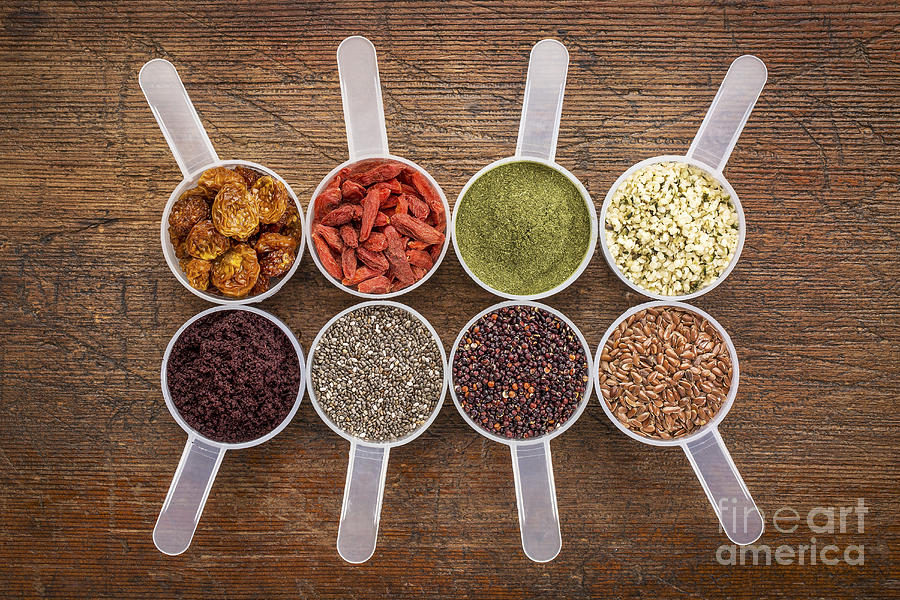 Superfood Abstract Scoop Collection Photograph by Marek Uliasz