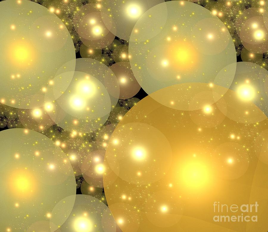 Abstract Digital Art - Supergalactic Spheres by Kim Sy Ok