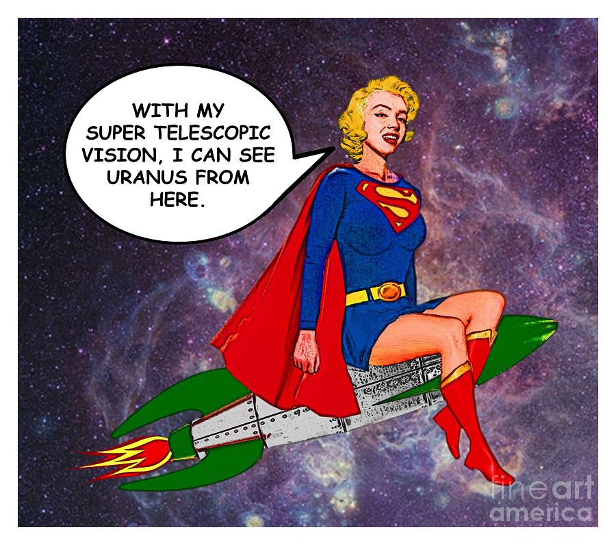 Supergirl Can See Uranus Photograph by David Caldevilla