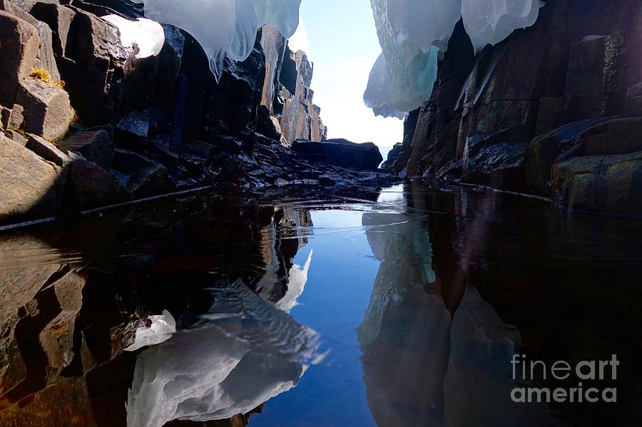 Superior Chasm Reflections Photograph by Sandra Updyke