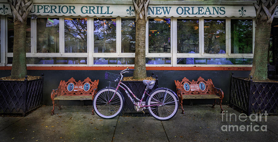 Superior Grill Bicycle Photograph by Craig J Satterlee