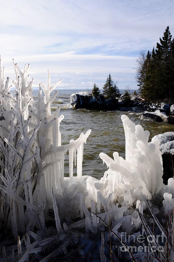 Superior Ice Formations #2 Photograph by Sandra Updyke