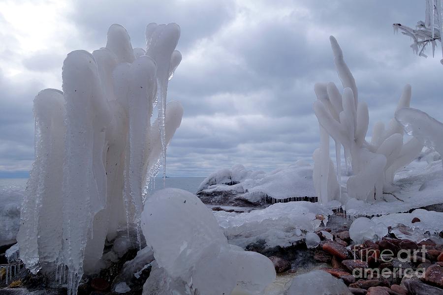 Superior Ice Sculptures Photograph by Sandra Updyke
