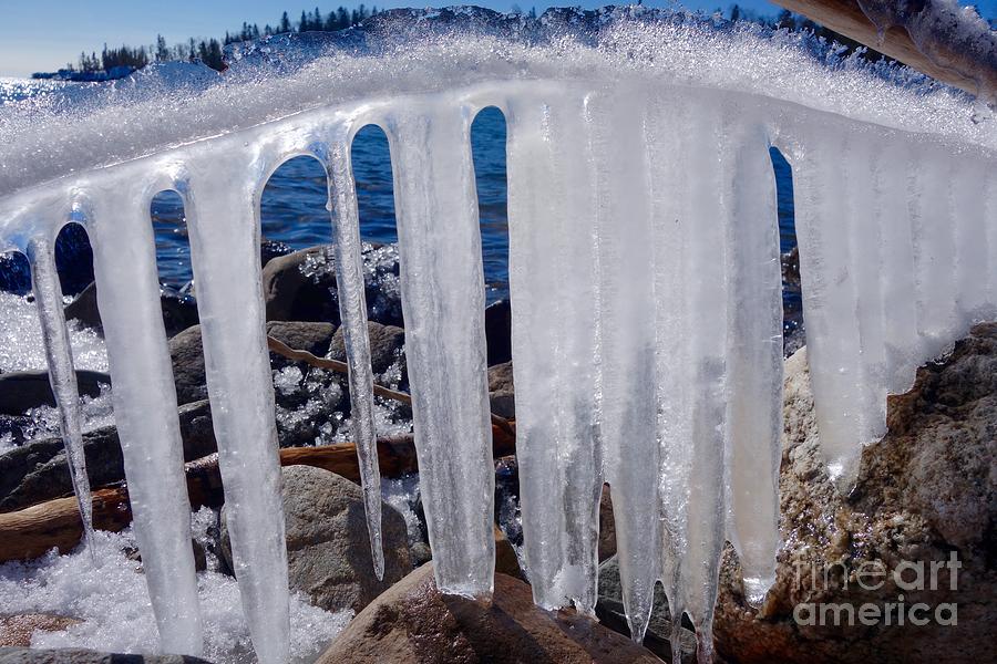 Superior Icicles Photograph by Sandra Updyke