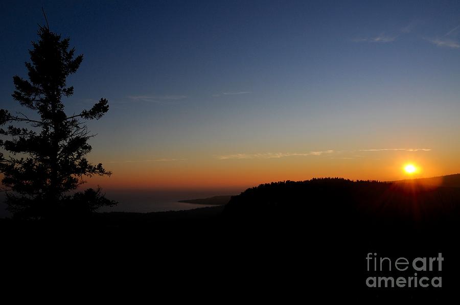Superior Ridge Sunset Photograph by Sandra Updyke