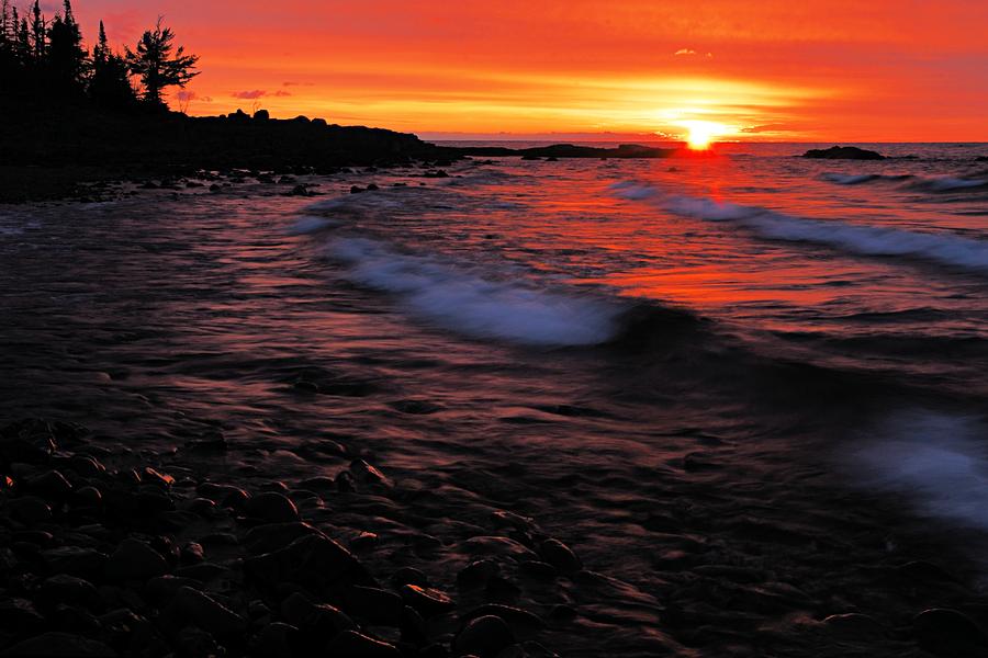 Superior Sunrise 2 Photograph by Larry Ricker