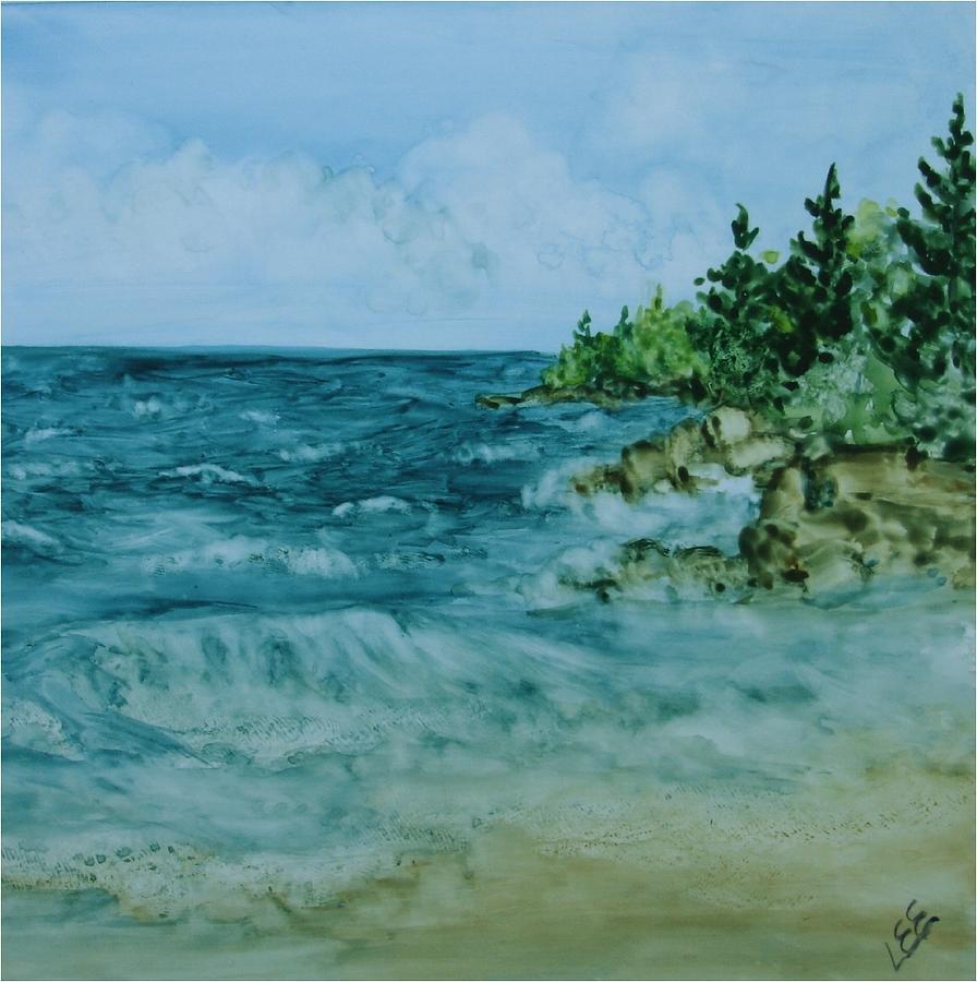 Superior Waters Painting by Pamela Lee