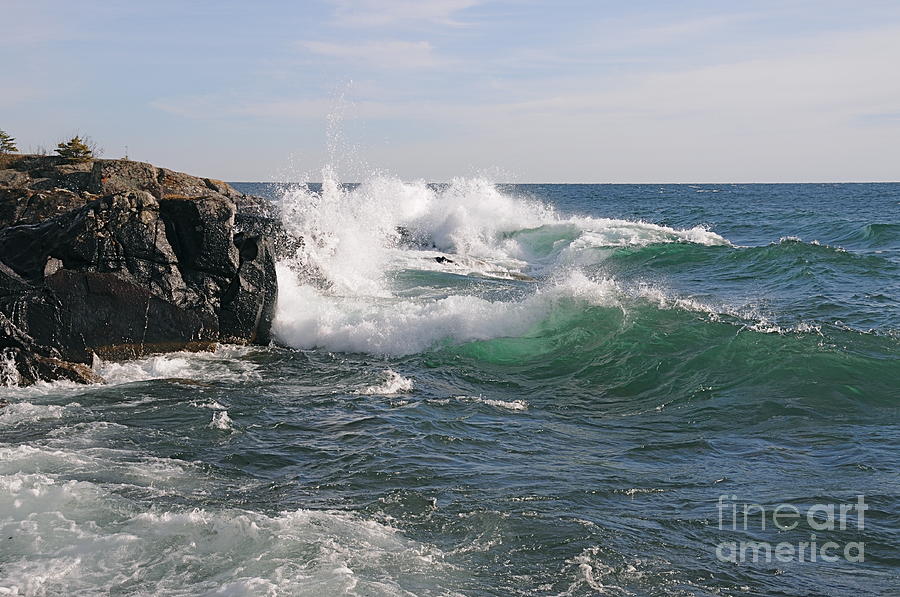 Superior Waves # 2 Photograph by Sandra Updyke