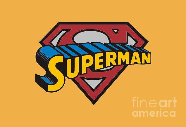 Superman T-shirt Painting by Herb Strobino