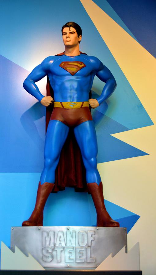 classic superman statue