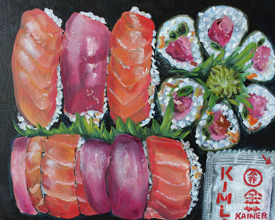 Sushi Painting by Kristine Kainer