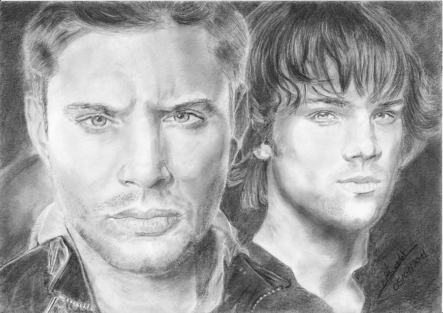 Supernatural Drawing by Annie GODET