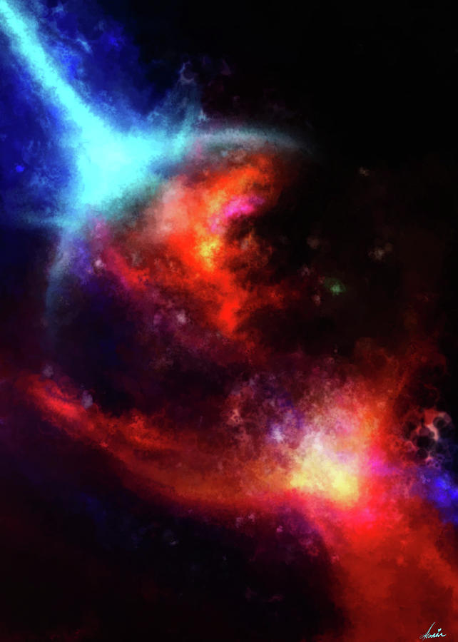 Supernova Painting by Armin Sabanovic
