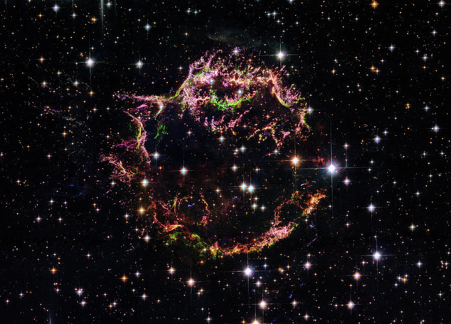 Interstellar Photograph - Supernova Remnant Cassiopeia A by Marco Oliveira