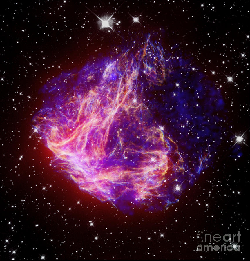 Supernova Remnant  Photograph by Nasa Jpl