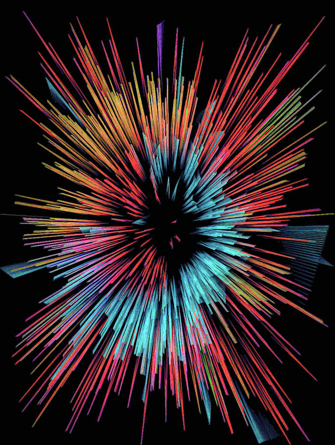 Supernova Digital Art by Susan Maxwell Schmidt