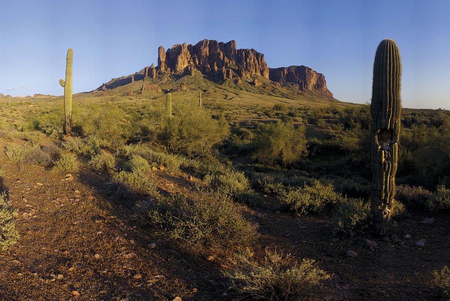 Superstition Mountains Photograph by Brian Lockett