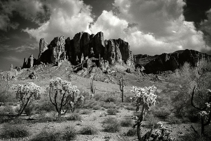 Superstition Mountains Photograph by Bud Simpson
