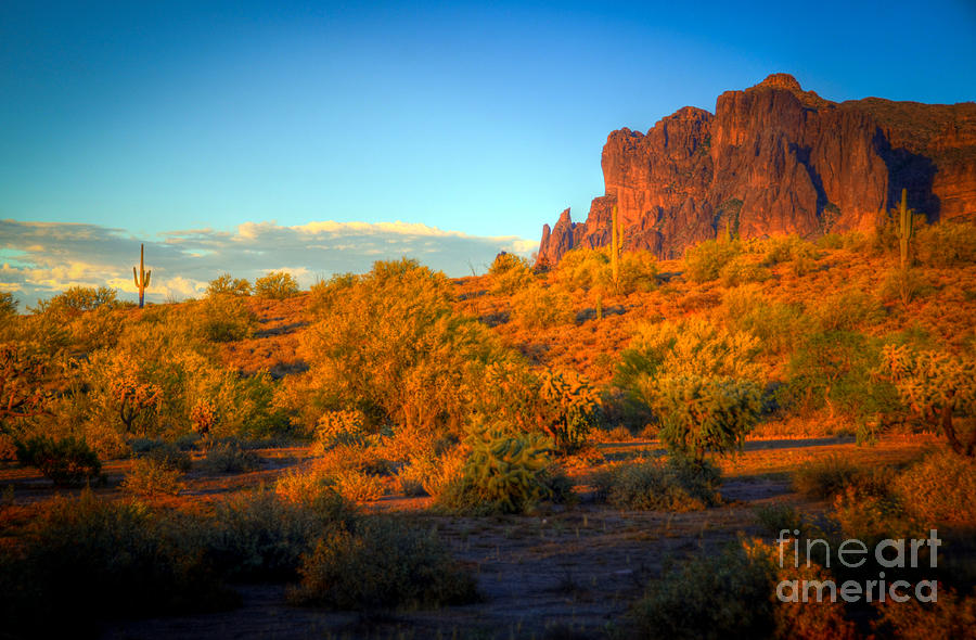 Superstition Mountains Photograph by Kelly Wade