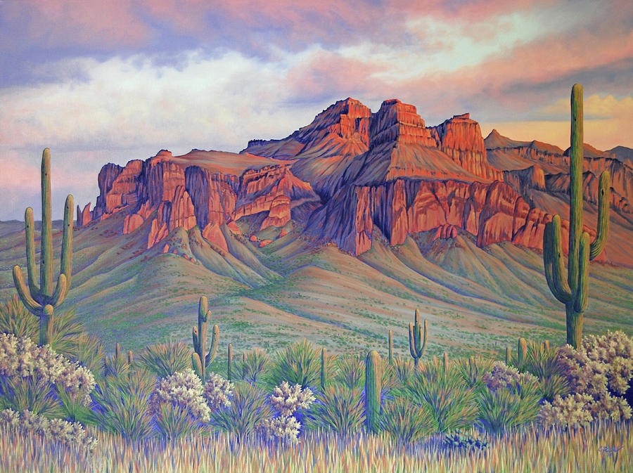 Superstition Sonata Painting by Cheryl Fecht