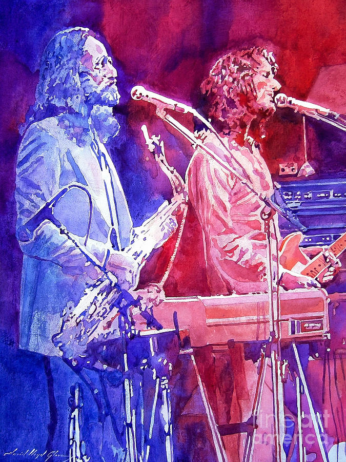 Musician Painting - Supertramp by David Lloyd Glover