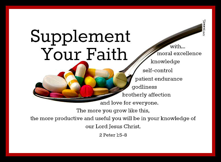 Supplement Your Faith Digital Art by Christine Nichols