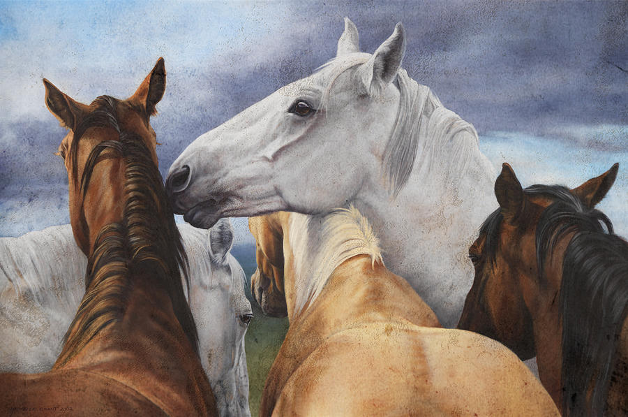 Horse Painting - Support Group by JQ Licensing