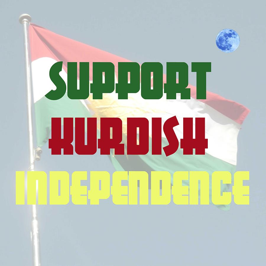 Support Kurdish Independence Painting by Celestial Images