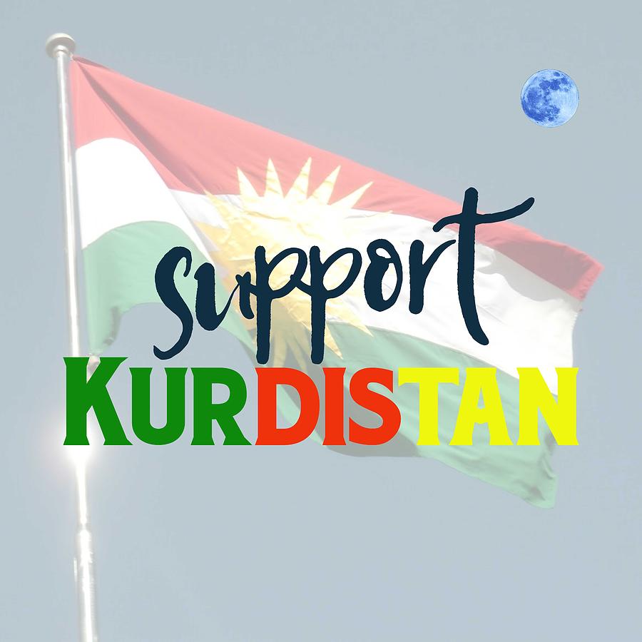 Support Kurdistan Poster 2 Painting by Celestial Images