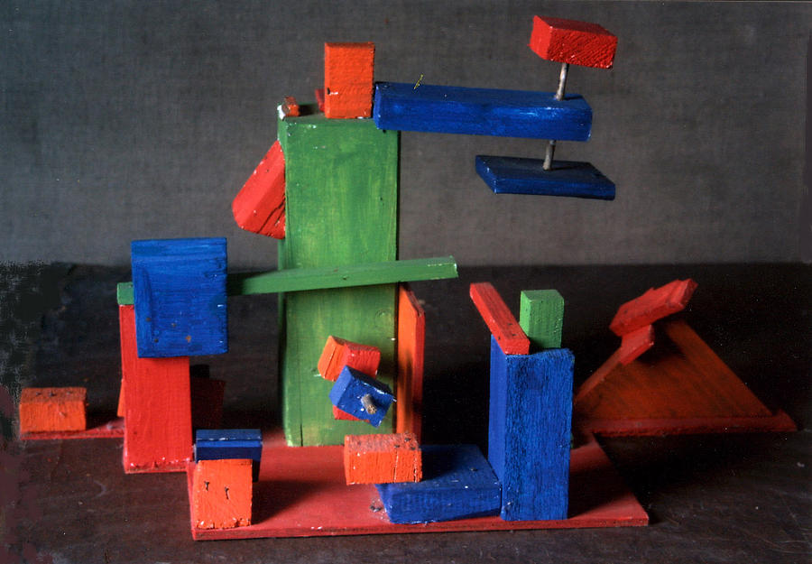 Abstract Mixed Media - Suprematist Composition by Maria Rosa
