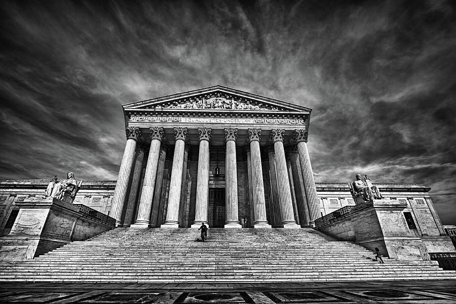 Supreme Court Building in Black and White Photograph by Val Black Russian Tourchin
