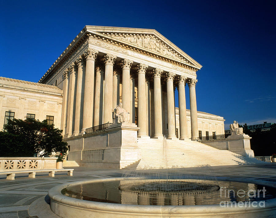 Architecture Photograph - Supreme Court, Washington, D.c by Joseph Sohm