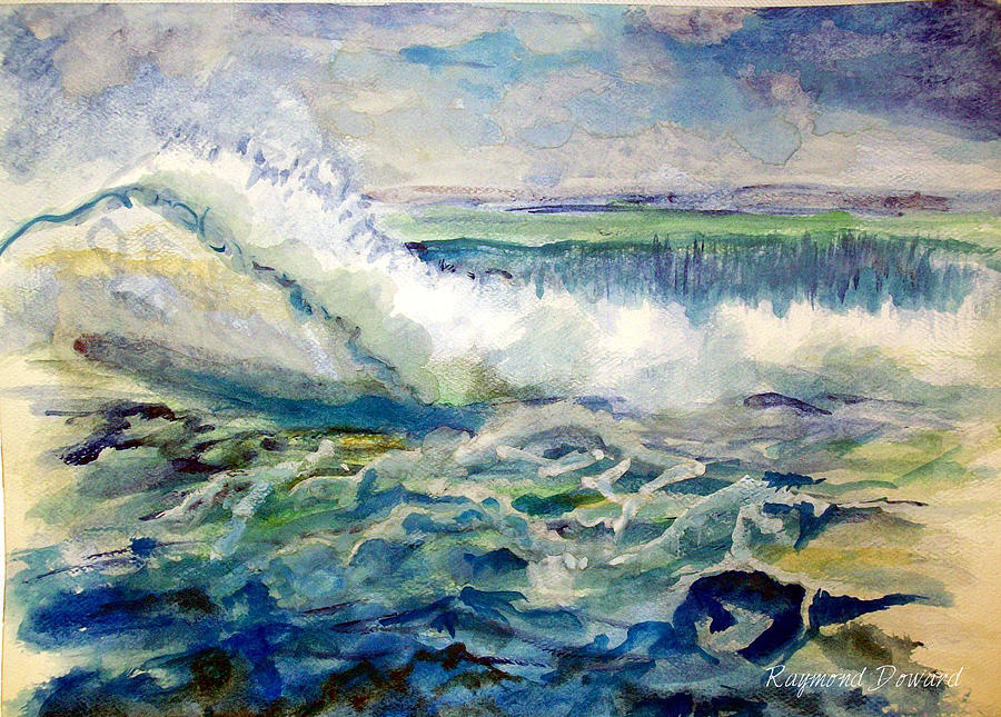 Surf 2 Painting by Raymond Doward