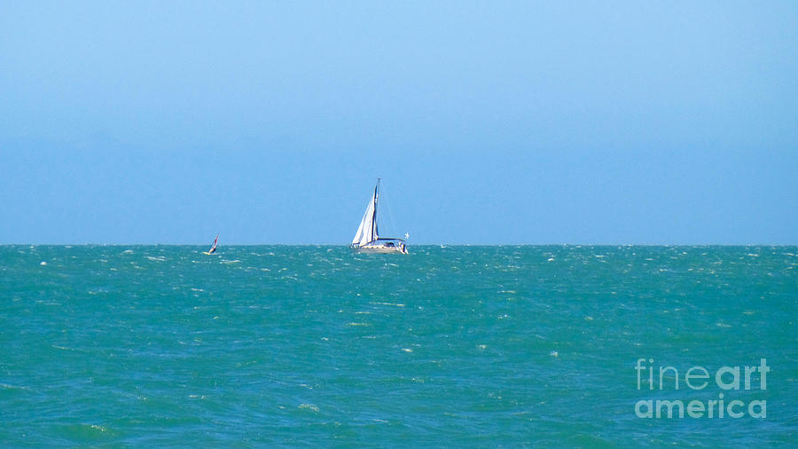 Surf and sail the sea Photograph by Francesca Mackenney