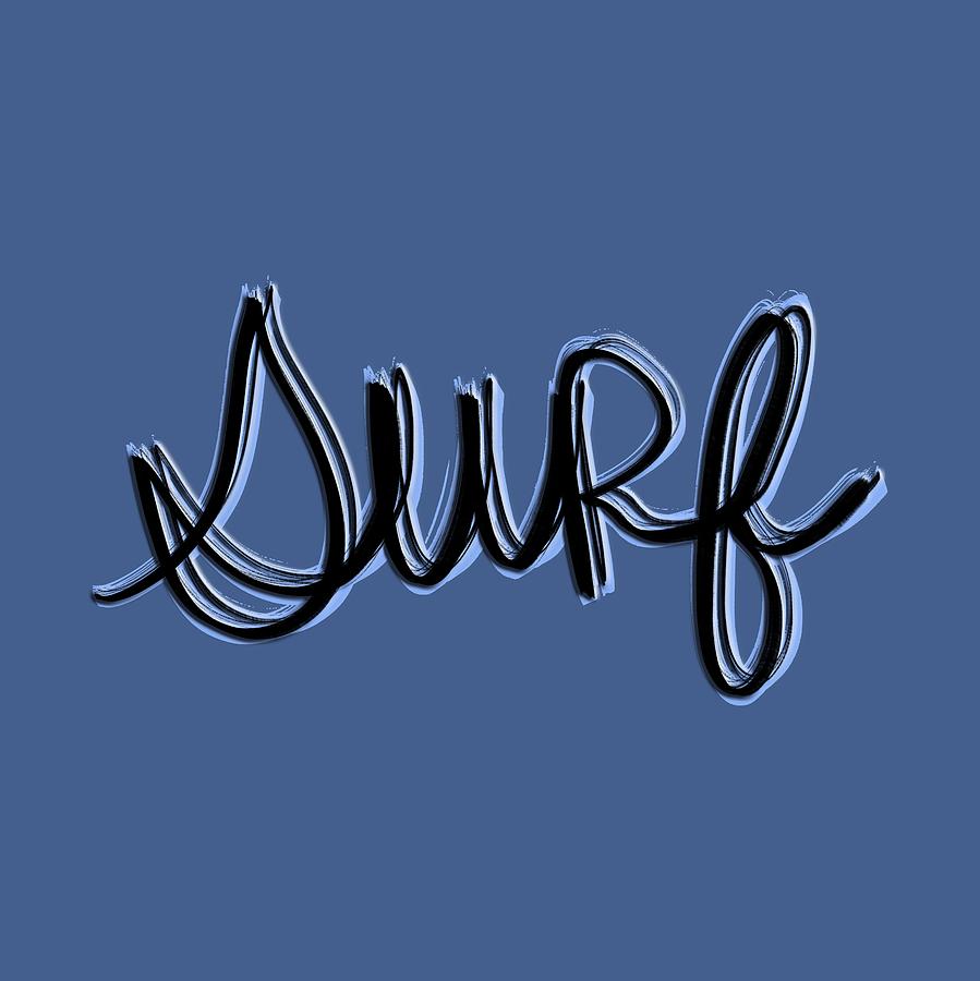 Surf Drawing by Bill Owen