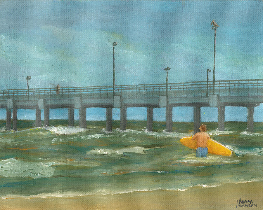 Surf Bound Painting by Adam Johnson