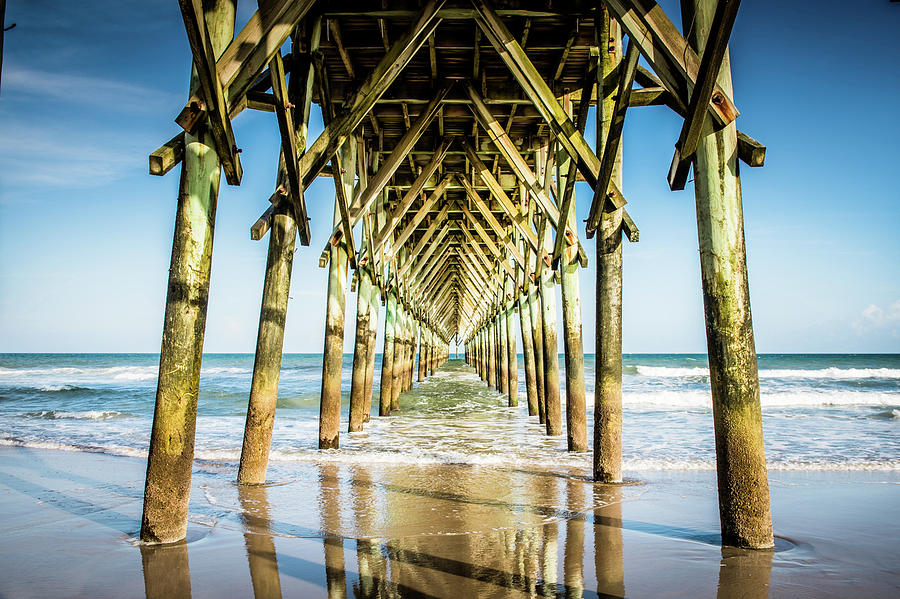 Surf City, NC Pier Photograph by Cynthia Wolfe