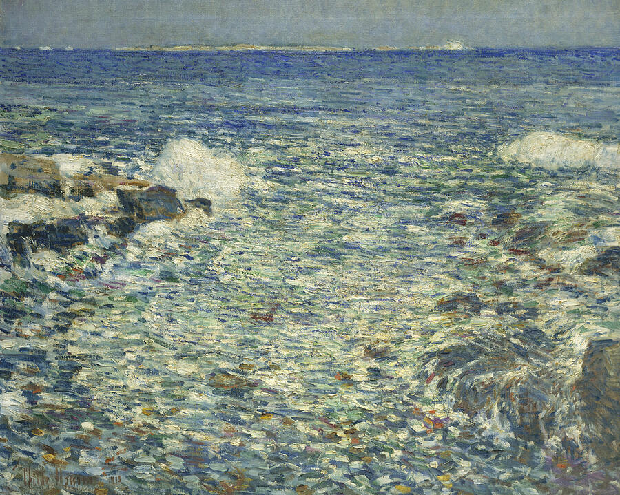 Surf, Isles of Shoals, from 1913 Painting by Childe Hassam