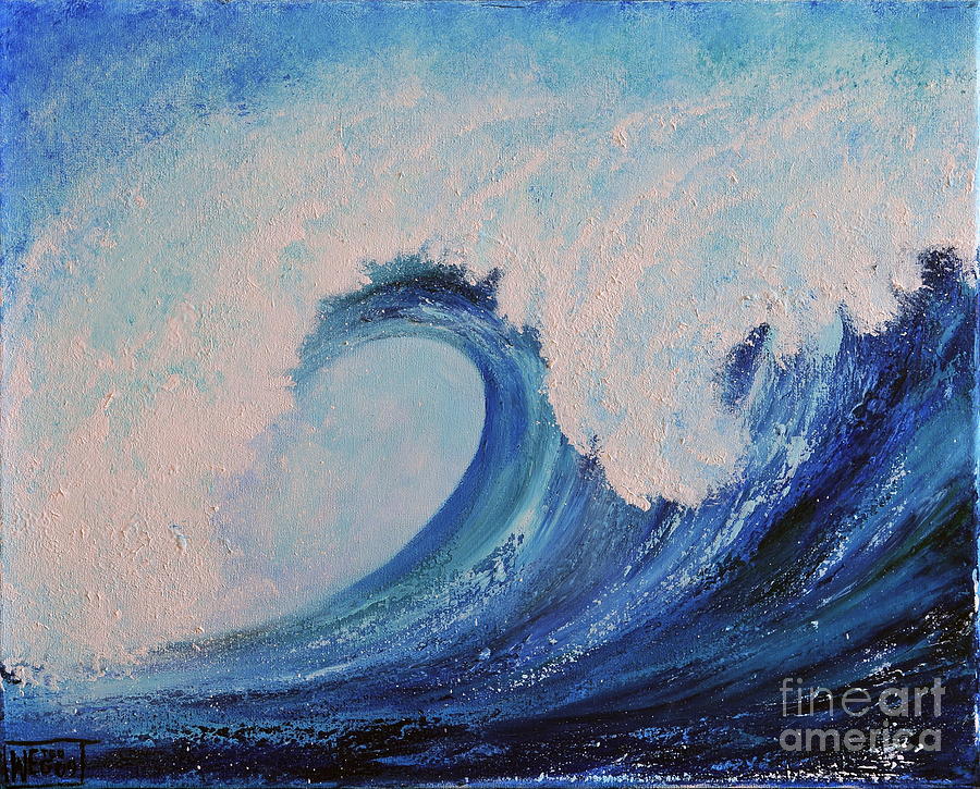 SURF no.2 Painting by Teresa Wegrzyn