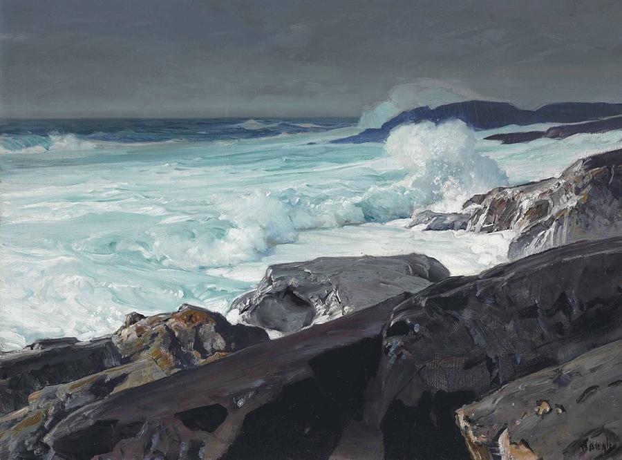 Surf on the Roaring Painting by Frederick Judd